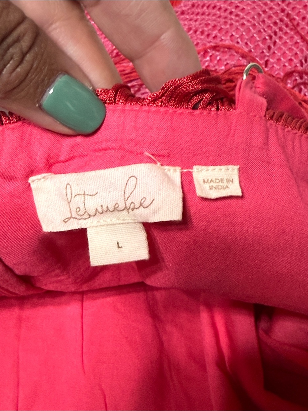 Anthropologie Let me Be Tiered Fringe Ombré Dress - Picture 14 of 17